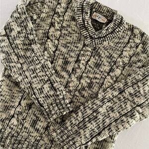 VTG 60s College Town of Boston Virgin Wool Knit Sweaters size Small